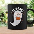 Booooks Ghost Boo Read Books Library Teacher Halloween Cute Coffee Mug Gifts ideas