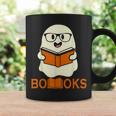 Booooks Ghost Boo Read Books Library Teacher Halloween Cute V3 Coffee Mug Gifts ideas