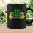 Buffalo Shamrock Plaid Irish Clovers Graphic Design Printed Casual Daily Basic Coffee Mug Gifts ideas