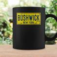 Bushwick Brooklyn New York Old Retro Vintage License Plate Coffee Mug Gifts ideas