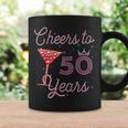 Cheers To 50 Years 50Th Birthday 50 Years Old Bday Coffee Mug Gifts ideas