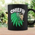 Chiefin Smoke Weed Native American Coffee Mug Gifts ideas