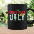 Christmas In July Merry Christmas Summer Funny Santa Coffee Mug Gifts ideas
