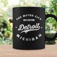Classic Retro Vintage Detroit Michigan Motor City Tshirt Coffee Mug Gifts ideas