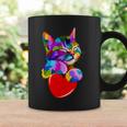 Colorful Cat Full Of Love Kitten Lovers Coffee Mug Gifts ideas