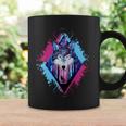 Colorful Wolf Painting Wolves Lover Coffee Mug Gifts ideas