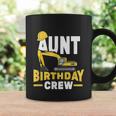 Construction Birthday Party Digger Aunt Birthday Crew Graphic Design Printed Casual Daily Basic Coffee Mug Gifts ideas