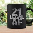 Cool 21St Birthday Gift For Him Her Legal Af 21 Years Old Tshirt Coffee Mug Gifts ideas