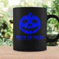 Cool Trick Or Treat Blue Autism Awareness Pumpkin Halloween Coffee Mug Gifts ideas