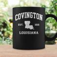 Covington Louisiana La Vintage State Athletic Style Coffee Mug Gifts ideas
