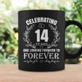 Cute 14Th Wedding Anniversary For Couples Married 14 Year Coffee Mug Gifts ideas