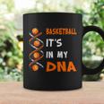 Cute Basketball Playing Basketball Is In My Dna Basketball Lover Coffee Mug Gifts ideas