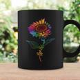 Cute Colorful Be Kind Rainbow Sunflower Puzzle Pieces Coffee Mug Gifts ideas