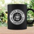 Dead Inside But Caffeinated Halloween Quote Coffee Mug Gifts ideas