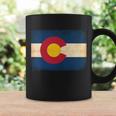 Denver Flag Grunge Colorado Coffee Mug Gifts ideas