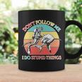 Dont Follow Me I Do Stupid Things Scuba Diver Graphic Design Printed Casual Daily Basic Coffee Mug Gifts ideas