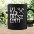 Eat Sleep Lacrosse Repeat Funny Lax Player Men Women Kids Coffee Mug Gifts ideas