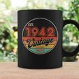 Est 1942 Vintage All Original Parts 80Th Birthday Emblem Coffee Mug Gifts ideas
