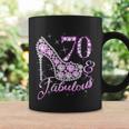 Fabulous & 70 Sparkly Shiny Heel 70Th Birthday V2 Coffee Mug Gifts ideas