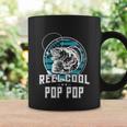 Fathers Day Tee Reel Cool Pop Pop Funny Fishing Coffee Mug Gifts ideas