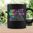 Feminist Shirt Girls Just Wanna Have Fundamental Human Rights Coffee Mug Gifts ideas