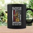 Firefighter Proud Dad Of A Firewoman Father Firefighter Dad Coffee Mug Gifts ideas
