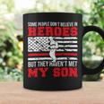 Firefighter Proud Fireman Dad Of A Firefighter Father Fire Dad Coffee Mug Gifts ideas