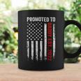 Firefighter Red Line Promoted To Daddy 2022 Firefighter Dad Coffee Mug Gifts ideas