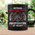 Firefighter Retired But Forever Firefighter At Heart Retirement Coffee Mug Gifts ideas