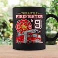 Firefighter This Little Firefighter Is 9 Years Old 9Th Birthday Kid Boy Coffee Mug Gifts ideas