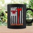 Firefighter Wildland Firefighter Axe American Flag Thin Red Line Fire Coffee Mug Gifts ideas