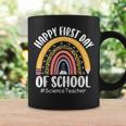 First Day Of School Science Teacher Rainbow Back To School Coffee Mug Gifts ideas