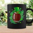 Football St Patricks Day Leprechaun Shamrock Irish Boys Kids Coffee Mug Gifts ideas