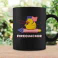 Fourth Of July Usa Patriotic Firecracker Rubber Duck Gift Coffee Mug Gifts ideas