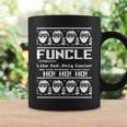 Funcle Like Dad Only Cooler Ugly Christmas Coffee Mug Gifts ideas