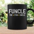 Funcle The Fun Uncle Army Stars Tshirt Coffee Mug Gifts ideas