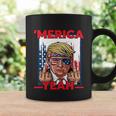 Funny 4Th Of July Patriotic Donald Trump Merica Usa Flag Coffee Mug Gifts ideas