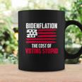 Funny Bidenflation The Cost Of Voting Stupid Anti Biden Coffee Mug Gifts ideas