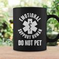 Funny Emotional Support Human Do No Pet Tshirt Coffee Mug Gifts ideas