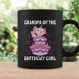 Funny Grandpa Of The Birthday Axolotl Bday Coffee Mug Gifts ideas