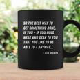 Funny Joe Biden Anyway Quote March 2021 Speech Sarcastic Tshirt Coffee Mug Gifts ideas