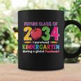Future Class 2034 Survived Kindergarten Funny School Teacher Student Graphic Coffee Mug Gifts ideas