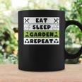 Gardening Eat Sleep Garden Repeat Design Coffee Mug Gifts ideas