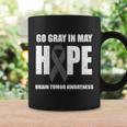 Go Gray In May Hope Brain Tumor Awareness Cute Gift Graphic Design Printed Casual Daily Basic Coffee Mug Gifts ideas