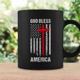 God Bless America Fourth Of July Christian Patriot Usa Flag Funny Gift Coffee Mug Gifts ideas