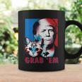 Grab Em Cat Funny Pro Trump Tshirt Coffee Mug Gifts ideas