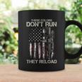 Gun American Flag Colors Dont Run They Reload Tshirt Coffee Mug Gifts ideas