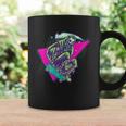 Halloween Retro 80S Skateboarding Grim Reaper Coffee Mug Gifts ideas