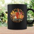 Happy Fall Circle Pumpkins Coffee Mug Gifts ideas
