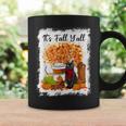 Happy Fall Yall Funny Cats Autumn Lover Pumpkins Halloween Coffee Mug Gifts ideas